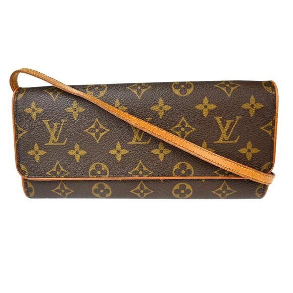 Louis Vuitton Pochette Twin GM Monogram ✨VINTAGE✨ Crossbody Clutch - Picture 2 of 12